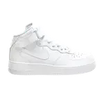 Кроссовки Nike Air Force 1 Mid GS 'White', белый - фото