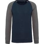 Толстовка с круглым вырезом Kariban bicolore Raglan - фото 3