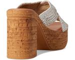 Туфли Seychelles Adorned Metallic Raffia Slide Sandal, серебряный - фото 5