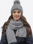 Шапка Vivisence 7015 Set, светло-серый - фото 5