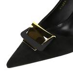 Туфли на высоком каблуке женские черный Bigtree - фото 7