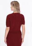 Футболка DreiMaster Basic T-shirt, Burgundy/Red - фото 3