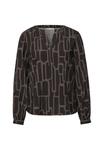 Блуза Street One Blouse, Braun/Dark Brown - фото 4