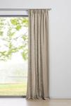 Штора Ondeco mit Schlaufen Leinen-Look, 135x300x1 см, бежевый - фото