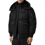 Пуховик мужской черный Burberry - фото 4