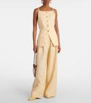 Топ Nancy из льна Posse, Dusty Citron - фото 2