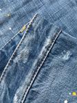 Dsquared2 distressed-effect patchwork jeans, синий - фото 7