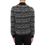 Свитер мужской Saint Laurent Mock Neck, черный / белый - фото 4