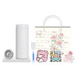 Термостакан Xiaomi, белый-romantic розовый set (with stickers) - фото
