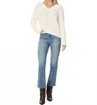 Свитер Murphy с V-образным вырезом в цвете chalk Michael Stars, Chalk - фото 3