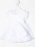 Платье с оборками и завязками Little Bear, белый - фото 2