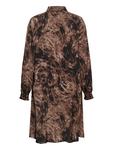 Платье KCjamia А-силуэта с коричневым графическим принтом KAFFE curve - фото 5