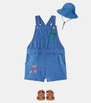 Хлопковая панама Mini Rodini, синий - фото 2