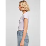 Футболка с коротким рукавом Urban Classics Cropped Button, синий - фото 5