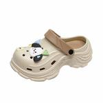 Дышащие быстросохнущие детские сабо для подростков NEZHACHAOHAI, хаки - фото