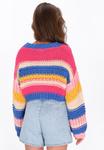 Джемпер myMo CREW NECK STRIPED, Pink Multicolor/Pink - фото 3