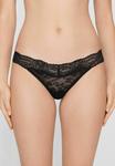 Трусы Tezenis Thong, Black/Mottled Black - фото