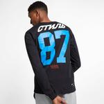 Толстовка Nike x Heron Preston L/S Tee 'Black', черный - фото 4