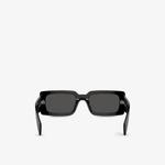 Солнцезащитные очки PR A07S в оправе-подушке из ацетата Prada, черный - фото 4