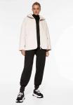Куртка OYSHO Faux-Shearling Oversize, бежевый - фото 2