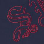 Шорты из нейлона Supreme Old English, темно-синие - фото 3