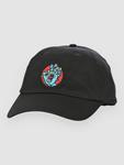 Бейсболка Santa Cruz Hand Dot Cap, black - фото