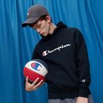 Толстовка унисекс Champion, цвет Black - фото 5