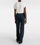 Высокие брюки-крэп Vince, Coastal-403cbl - фото 3