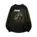 Свитшот Leisure Collection Unisex Jeep, черный - фото