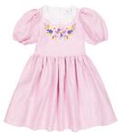 Вышитое льняное платье Paade Mode, Forgetmenot Pink - фото