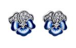Pandora Серьги-гвоздики Women's Blue - фото