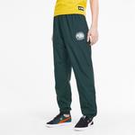 Брюки x the hundreds track pants 'green white' Puma, зеленый - фото 3