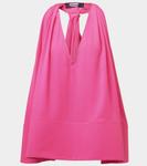 Топ Norma с халтернеем Jacquemus, розовый - фото