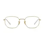 RayBan Очки Ray Ban с геометрической оправой, Gold - фото 3