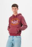 Худи Hollister Co. SHRUNKEN WAFFLE LINED, Dark Red - фото 4