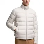 Куртка с простежкой Moncler, ice серый - фото 4