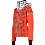 Куртка CMP Fix Hood 31W0076, оранжевый - фото 3