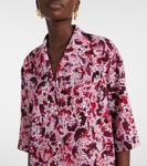 Рубашка с принтом Dries Van Noten, фуксия - фото 4