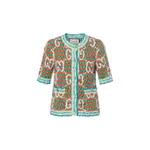 GUCCI Топ женский зеленый - фото