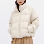 MLB Пуховик Women's Light Khaki - фото 7