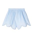 Каскадские хлопковые шорты Zimmermann Kids, Dusty Blue Multi - фото 4