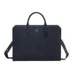 TUMI Кожаный портфель мужской темно-синий - фото