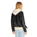 Куртка Jack & Jones Holly Biker Leather JJXX, черный - фото 2