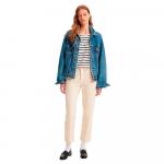 Джинсы Levi's 501 Crop, бежевый - фото