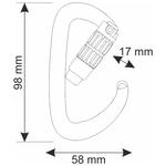 Карабин Orbit 2 Lock Gun Metal C.A.M.P. - фото 4