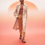 Плащ-тренч женский Hermes, бежевый - фото 3