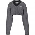 MIU MIU Свитер Women's Gray Blue - фото