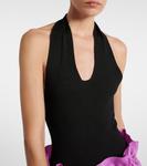 Боди с бретелями-хомут Toto Khaite, черный - фото 5