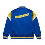 Тяжелая куртка из атласа NBA Golden State Warriors Mitchell and Ness, синий - фото 2