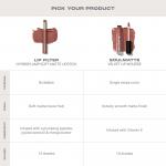 Помада Lip Filter Hydroplump Soft Matte Morphe, Haze (soft wine) - фото 9